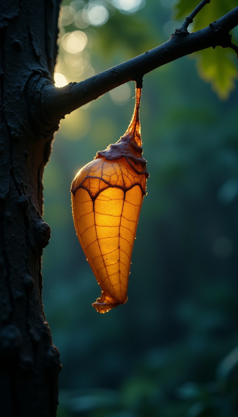 Free Glowing Golden Cocoon Image - Cocoon, Chrysalis, Golden | Download ...