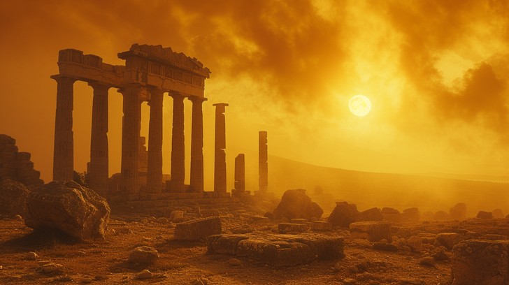 Free Sunset Ancient Ruins Image - Sunset, Ruins, Ancient | Download at ...
