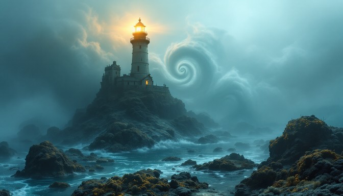 Free Mystical Lighthouse Beacon Image - Lighthouse, Beacon, Mystical ...