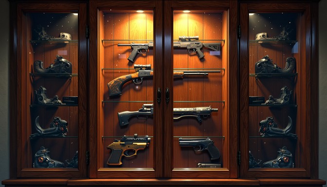 Subtle Weapons Display Free Mysterious Gun Collection Image | Download at StockCake