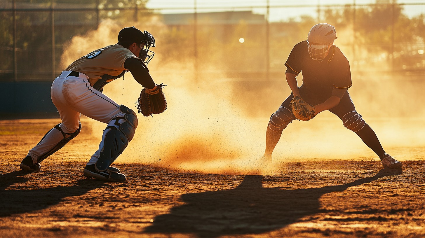 Free Intense baseball play Image - Baseball, Sunset, Dust | Download at ...