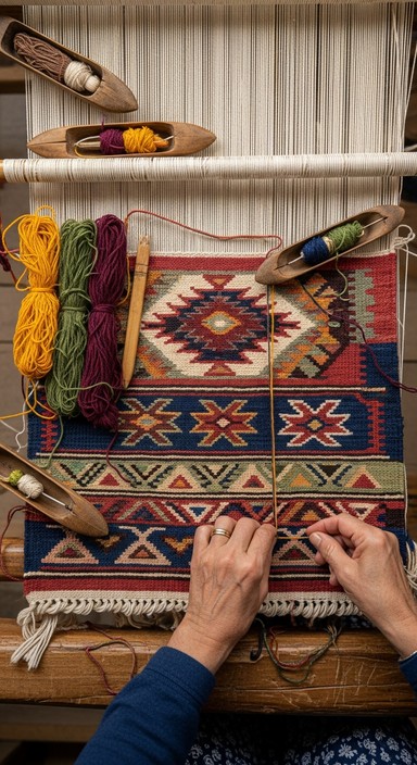 Weaving Using Wool Free Woven Color Study Image - Weaving, Textile, Loom | Download at ...