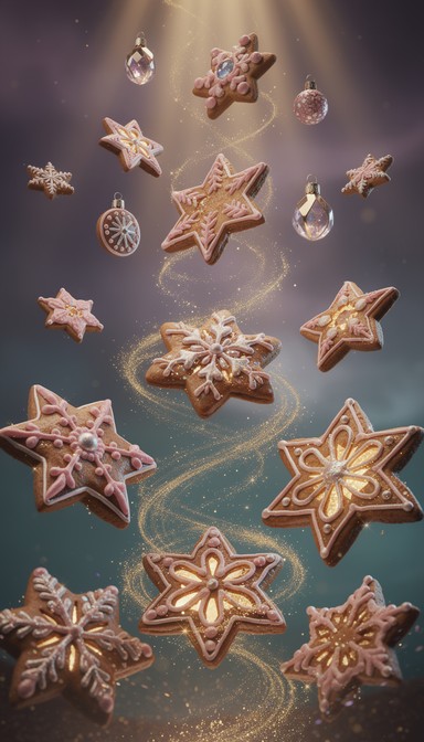 Free Magical Star Cookies Image - Gingerbread, Stars, Cookies ...