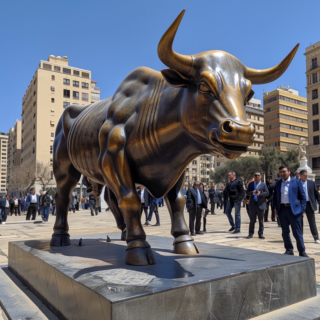 Free Iconic Bull Statue Image - Bull, Statue, Bronze | Download at ...