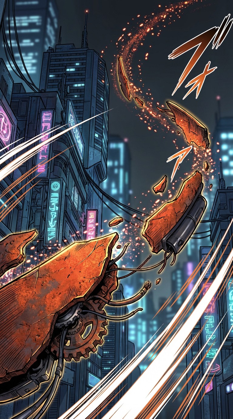 Free Rust Fragments Rising Image - Anime, Manga, Cyberpunk | Download ...