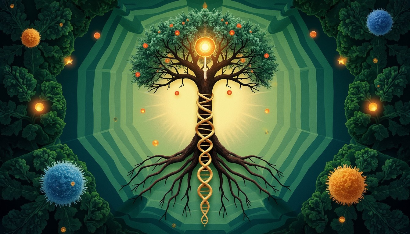 Free DNA Tree Illuminated Image - Dna, Tree, Helix | Download at StockCake