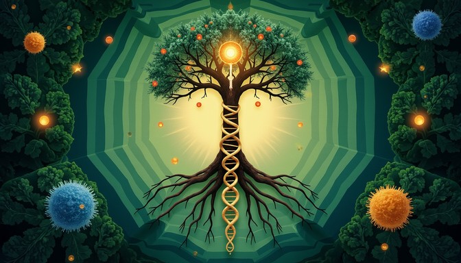 Free DNA Tree Illuminated Image - Dna, Tree, Helix | Download at StockCake