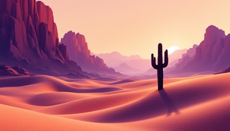 Free Desert Sunset Silhouette Image - Desert, Cactus, Sunset | Download ...