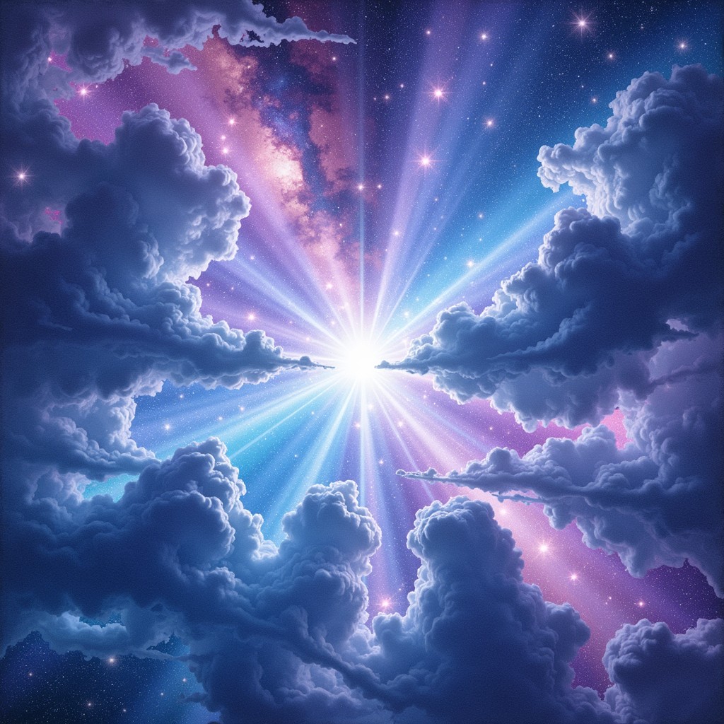 Download Luminous Data Cosmos Image - Nebula, Digital, Cosmic | StockCake