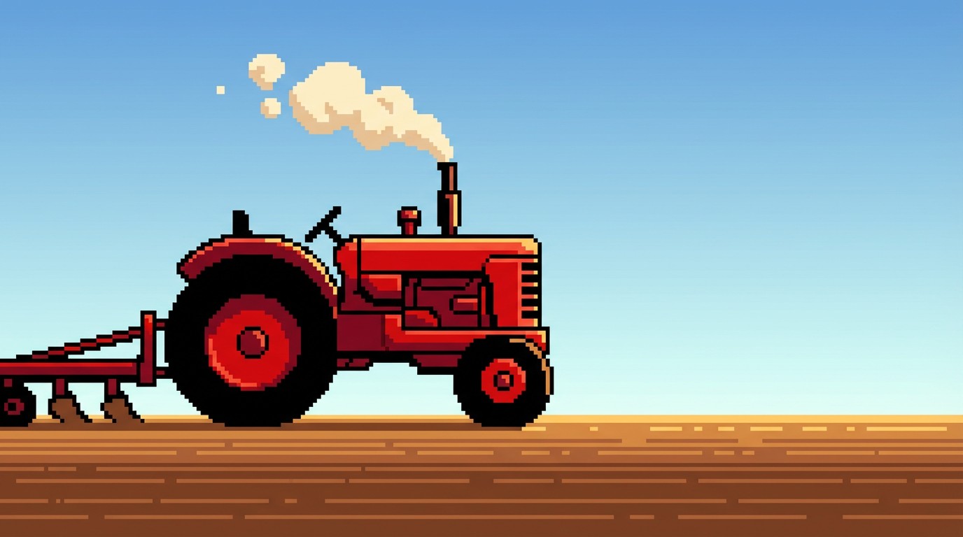 Red Farm Tractor Drag Racing Free Red Tractor Farming Image - Tractor, Farm, Farming | Download at ...