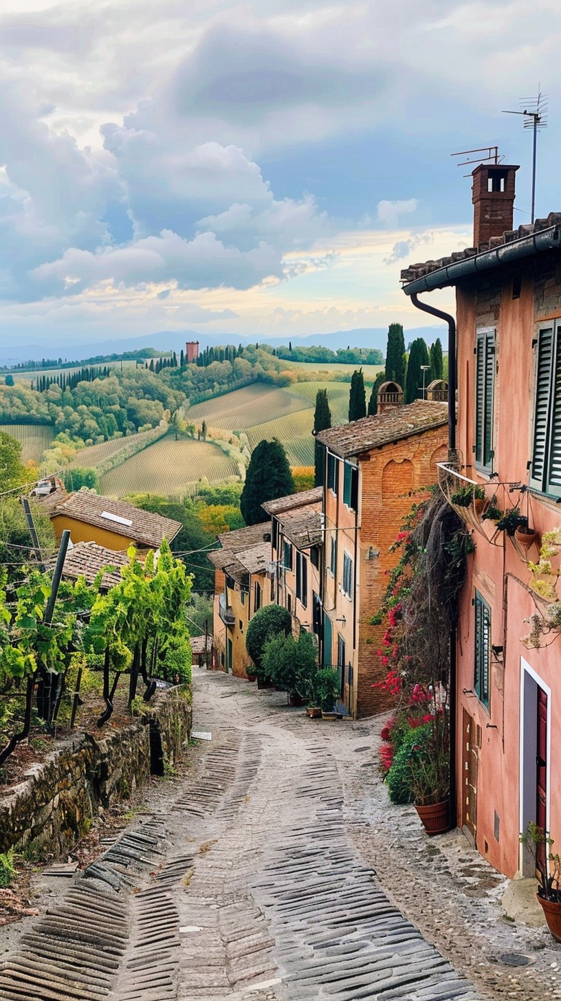 Rustic Street Free Rustic Italian Street Image - Italy, Village, Cobblestone ...