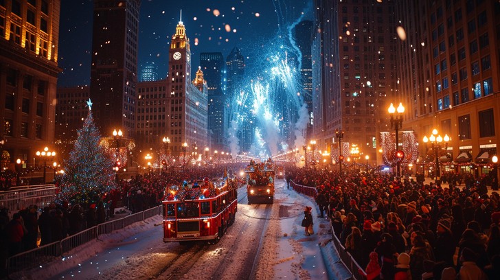 Free Festive Night Parade Image - Parade, Fireworks, Night | Download ...