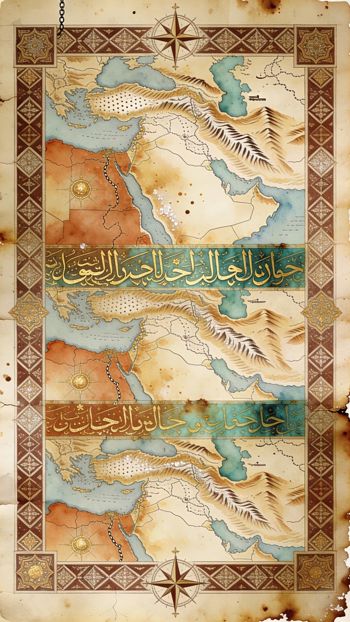 Old Map Pattern Vector Free Ancient Map Pattern Image - Cartographic, Parchment, Vintage ...