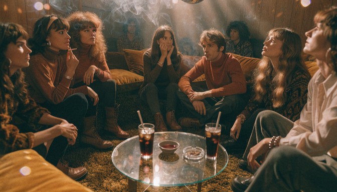 Free Seventies Social Gathering Image - 1970s, Retro, Vintage ...