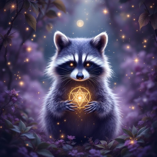 Free Mystical Raccoon Guardian Image | Download at StockCake
