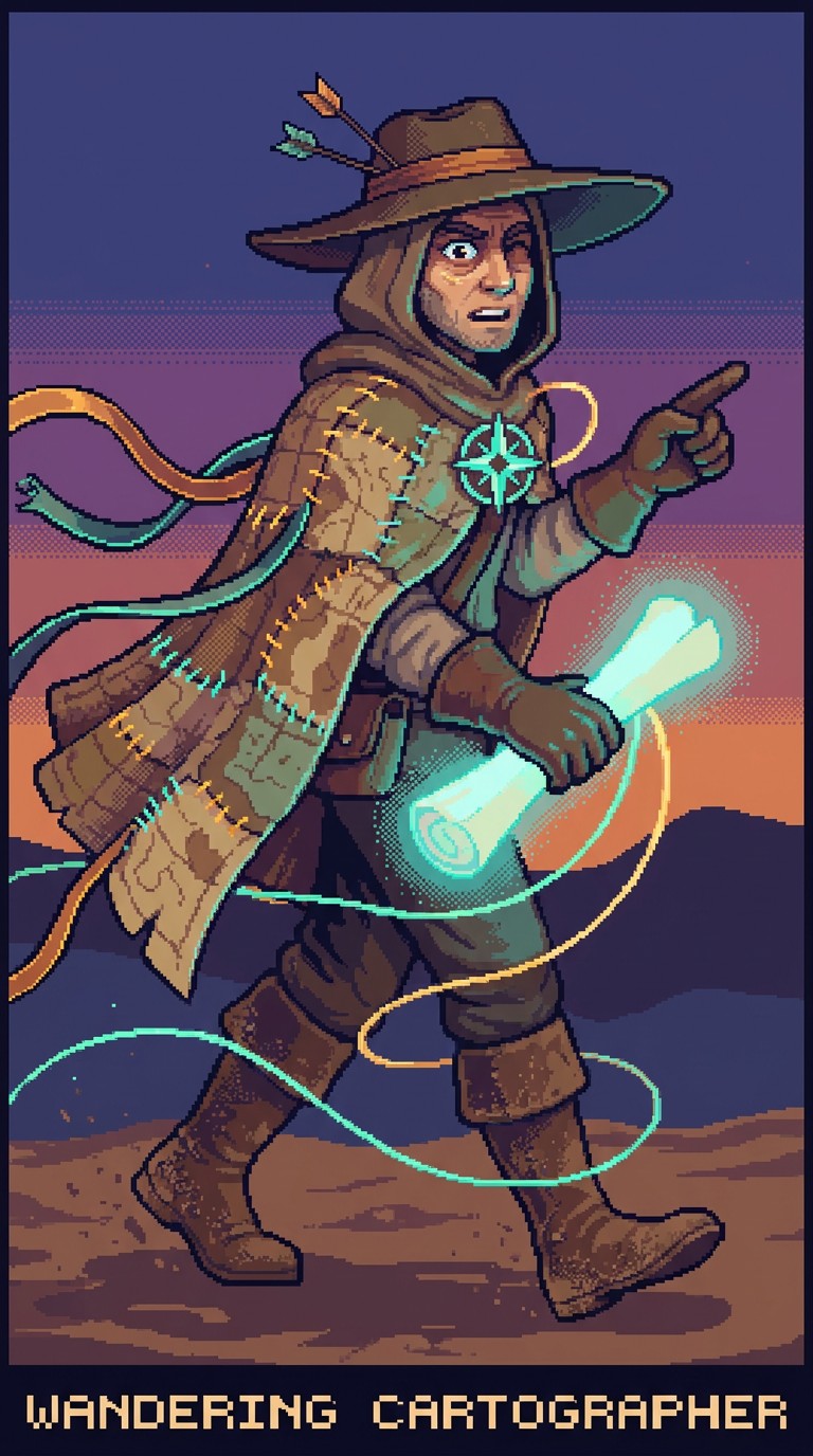 Free Pixel Cartographer Adventure Image - Cartographer, Pixel, Explorer ...