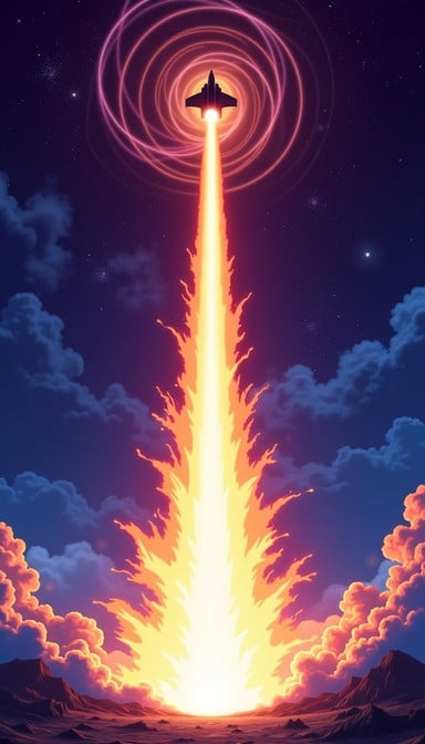 Free Pixel Rocket Launch Image | Download at StockCake