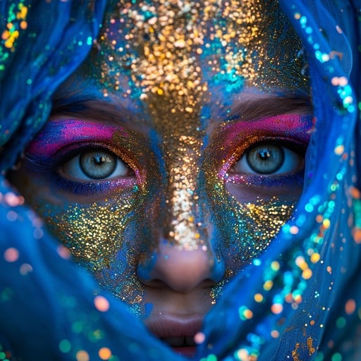 Free Glittering Mystical Gaze Image | Download at StockCake