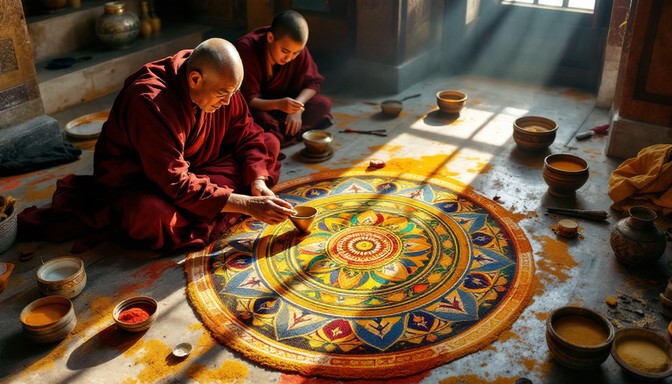 Free Sacred Sand Meditation Image - Monks, Buddhist, Tibetan | Download ...