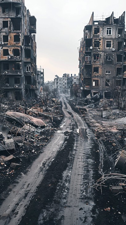 Crime Ravaged City Free Devastated Urban Landscape Image - Destruction, War, Devastation ...