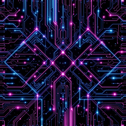 Free Neon Circuit Pattern Image - Cyberpunk, Neon, Circuit | Download ...