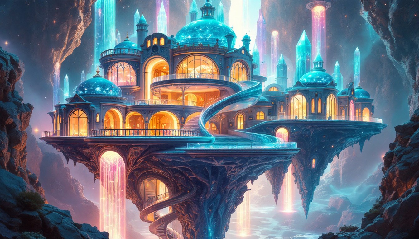 Free Floating Crystal Palace Image - Palace, Crystal, Floating ...