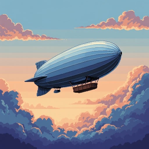 Free Sunrise Zeppelin Adventure Image | Download at StockCake