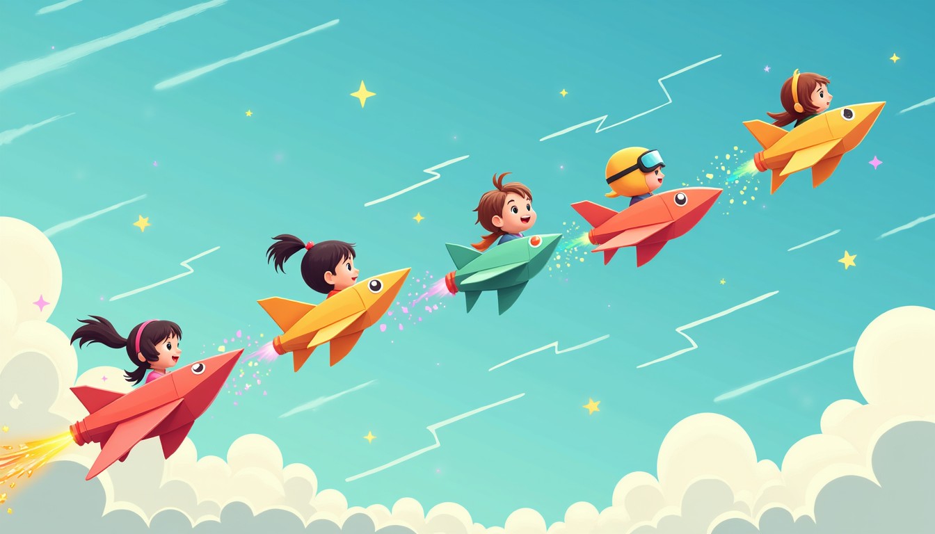 Sky Racers Cartoon Show Free Magical Sky Racers Image - Adventure, Aircraft, Animation ...