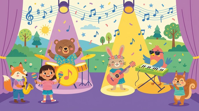 Rabbit Making Music Free Animals Making Music Image - Music, Animals, Celebration ...