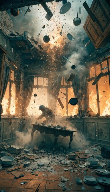 Free Kitchen Under Fire Image - War, Soldier, Battle | Download at ...
