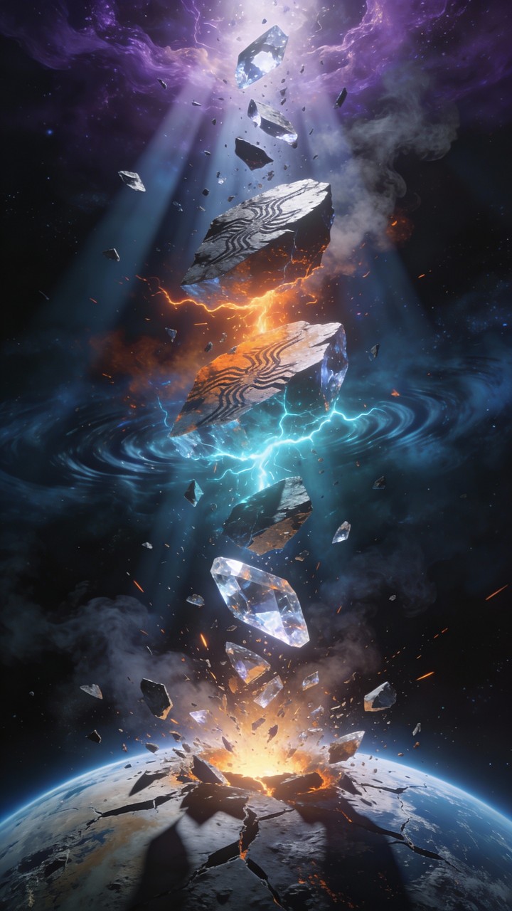 Crystals Exploding Free Cosmic Crystal Explosion Image - Planet, Space, Explosion ...
