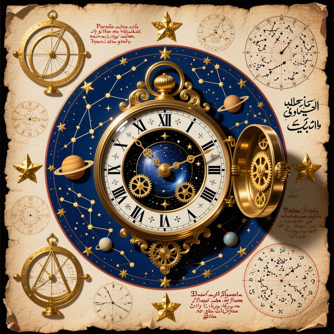 Free Celestial Clock Mechanics Image - Timepiece, Cosmos, Watchmaking ...