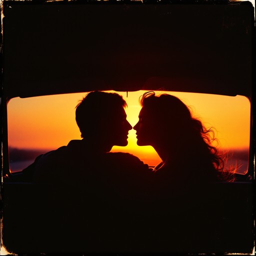 Free Sunset Road Romance Image - Sunset, Silhouette, Vintage | Download ...