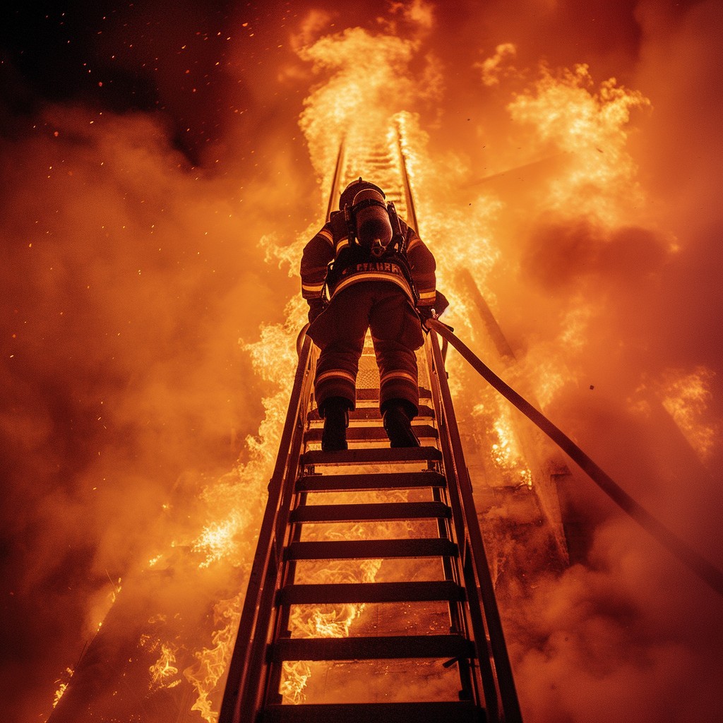 Fire Rescue Stock Image Free Fiery Rescue Operation Image - Firefighter, Emergency, Hero ...