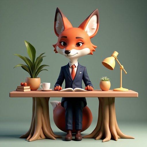 Work Fox Free Nature Meets Business Image - Fox, Business, Desk | Download at ...