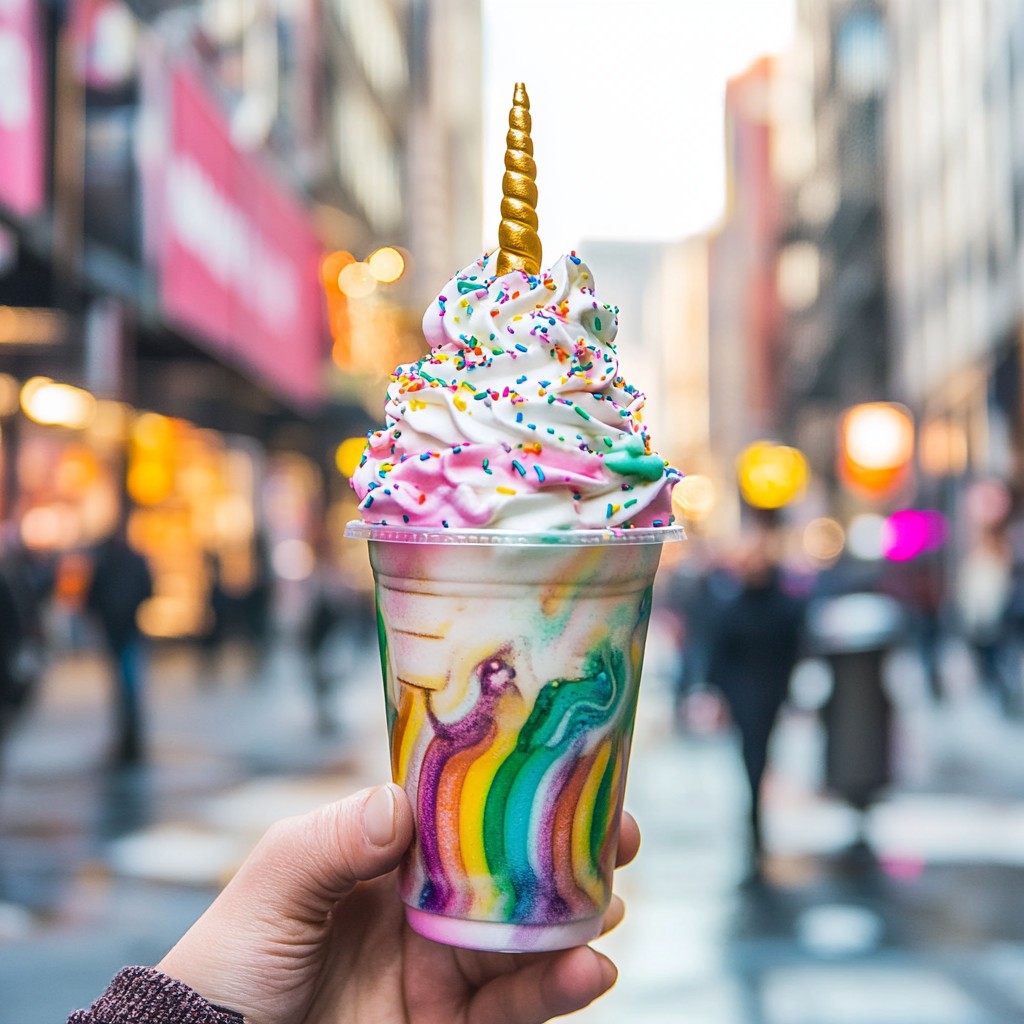 Free Colorful Unicorn Shake Image - Unicorn, Milkshake, Colorful ...