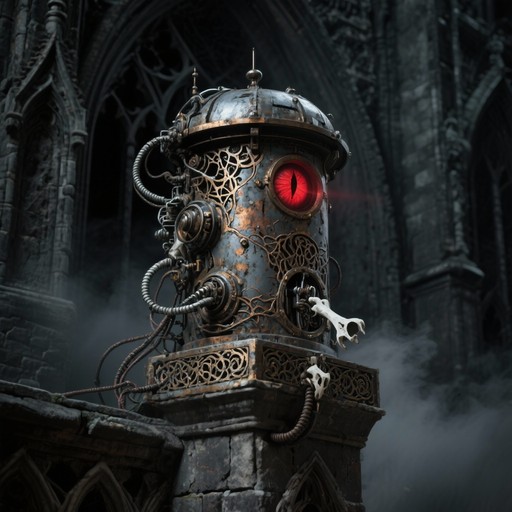 Free Gothic Clock Sentinel Image - Automaton, Gothic, Mechanical ...