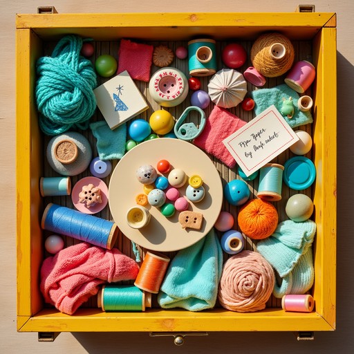 Free Crafting Treasure Box Image - Crafting, Sewing, Buttons | Download ...