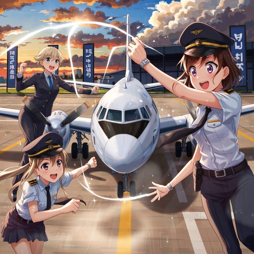 Fuselage Animation Free Tarmac Anime Adventure Image | Download at StockCake
