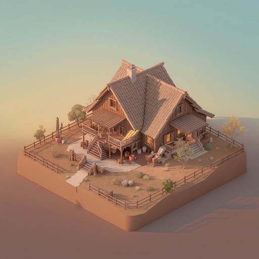 Realistic Ranch Icon Free Golden Hour Ranch Image | Download at StockCake