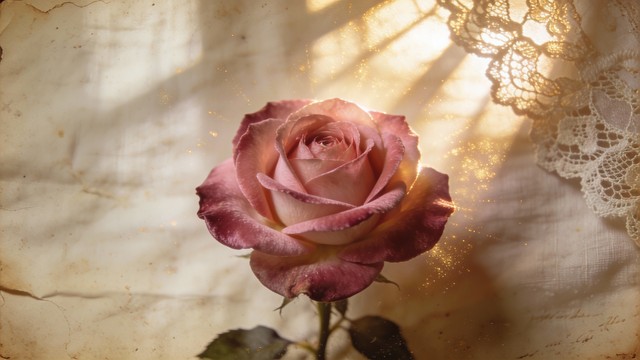 Divine Rose Color Free Divine Pink Rose Image - Rose, Vintage, Pink | Download at StockCake