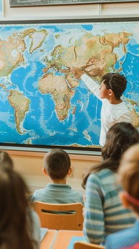 Free Geography class discussion Image - Education, Teacher, Map ...
