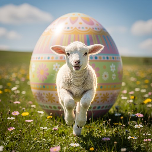 Free Lamb Easter Joy Image - Lamb, Easter, Spring | Download at StockCake