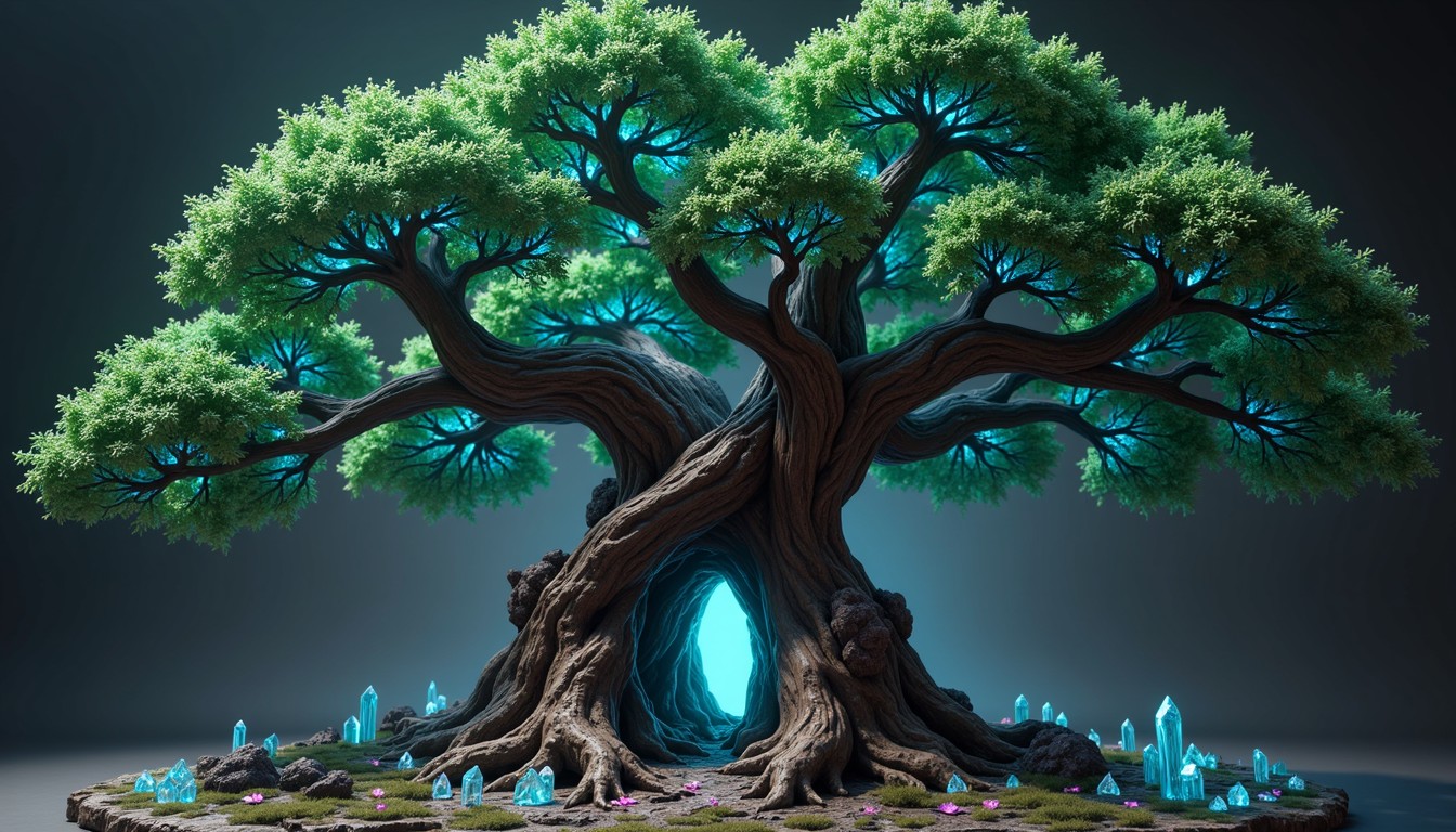 Free Mystical Crystal Tree Image - Tree, Fantasy, Magical | Download at ...