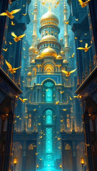 Free Celestial Mosque Ascending Image - Mosque, Minaret, Dome ...