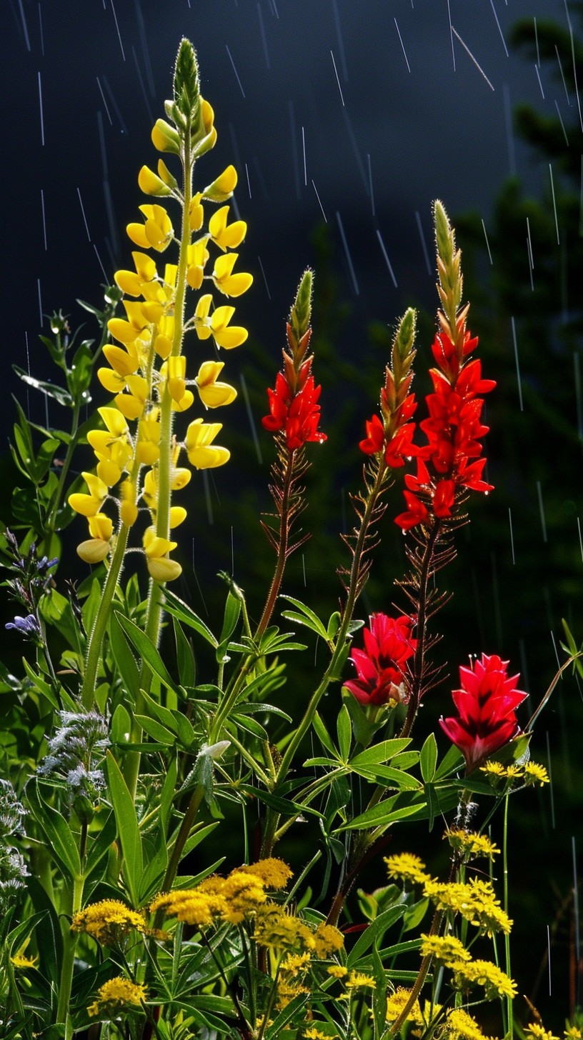 Free Rainy Floral Beauty Image - Flowers, Rain, Nature | Download at ...