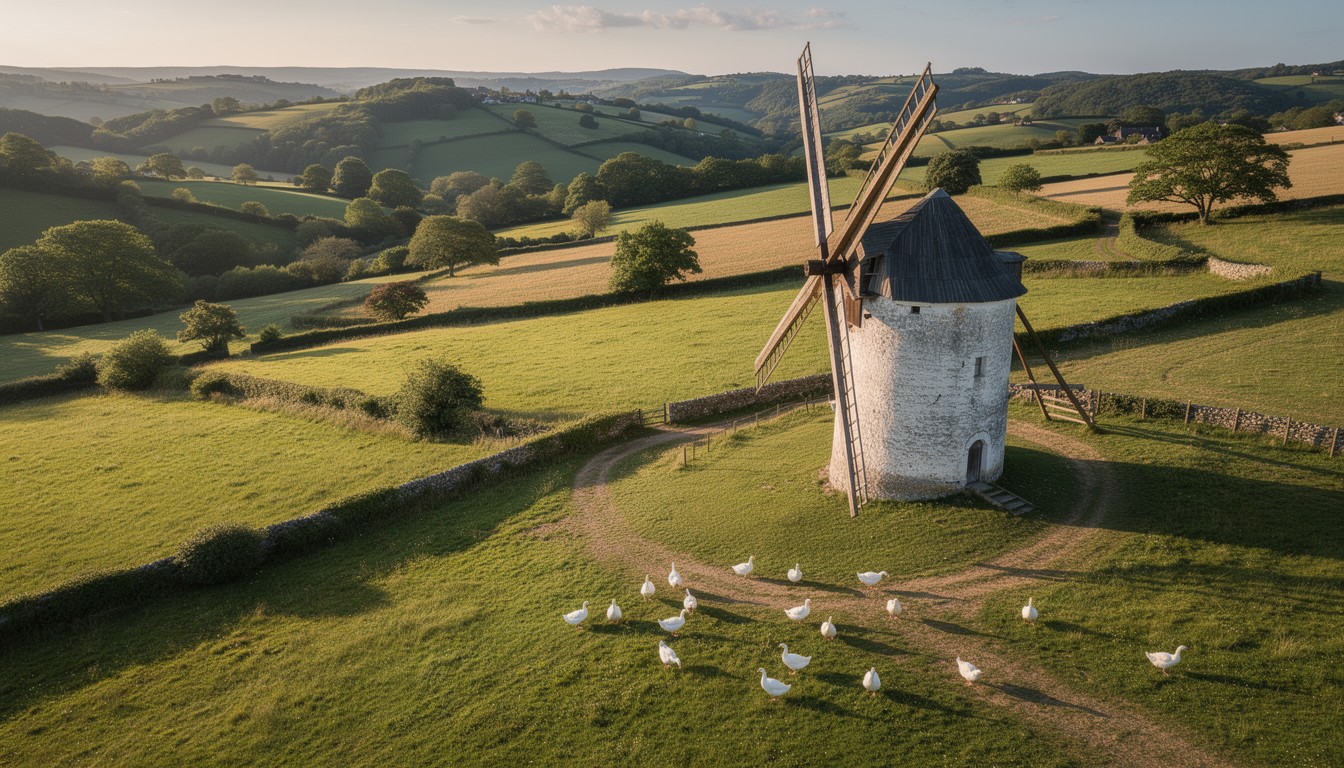 Windmill Countryside Free Windmill Countryside Serenity Image - Windmill, Countryside ...