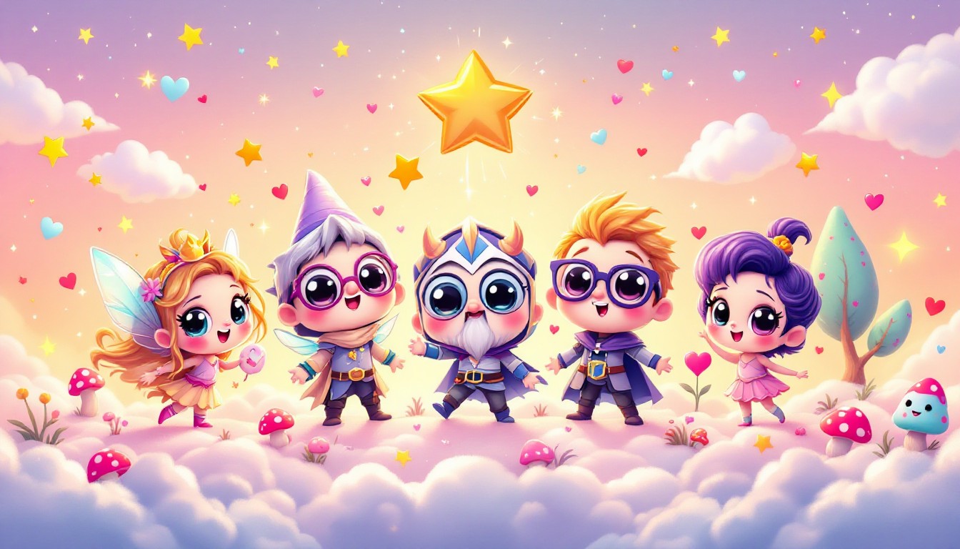 Free Magical Chibi Friends Image - Chibi, Cartoon, Illustration ...