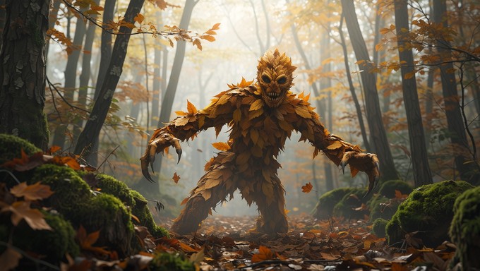 Free Autumn leaf creature Image - Autumn, Leaves, Creature | Download ...
