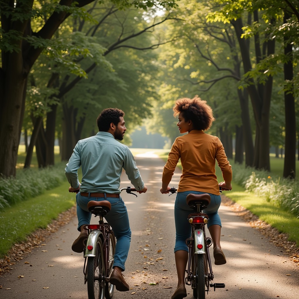 Free Forest Path Riders Photo - Cycling, Bicycles, Countryside ...